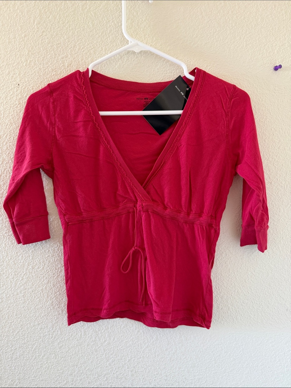 Brandy melville red Philippa top